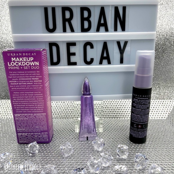 🔥On Sale🆕 UD MAKEUP LOCKDOWN Prime & Set Duo - All Nighter + Primer Potion Set - Picture 10 of 15